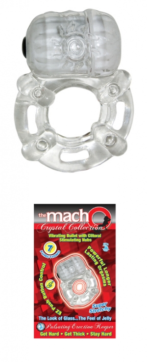 Platinum The MachO Pulsating Erection Keeper Cock Ring