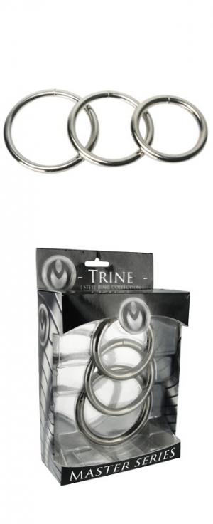 Trine Steel Ring Collection